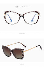 Load image into Gallery viewer, Magnet Clip on Sunglasses Transparent Glasses Woman 2023  Brand Anti Blue Light Glasses Frame Sunglasses UV400