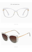 Load image into Gallery viewer, Magnet Clip on Sunglasses Transparent Glasses Woman 2023  Brand Anti Blue Light Glasses Frame Sunglasses UV400