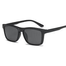 Carica l'immagine nel visualizzatore di Gallery, Magnet Clip on Sunglasses clip on glasses square Lens Men Women mirror clip Sun Glasses Night Vision Driving sunglasses for men