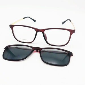 Magnet Eyeglasses Full Rim Optical Frame Prescription Spectacle Vintage Men Myopia Eye Glasses Sunglasses Anti Glare/UV 830202