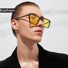 Load image into Gallery viewer, Magnet Flat Polarized Sunglasses Men big frame glasses  ultem Clip Sunglasses Glasses Men Clips X3180