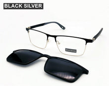 Load image into Gallery viewer, Magnet Men Eyeglasses Full Rim Metal Optical Frame Prescription Square Spectacle Myopia Stylish Vintage Eye Glasses Sunglasses