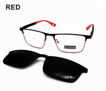 Load image into Gallery viewer, Magnet Men Eyeglasses Full Rim Metal Optical Frame Prescription Square Spectacle Myopia Stylish Vintage Eye Glasses Sunglasses
