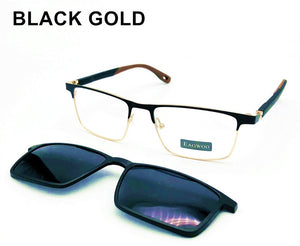 Magnet Men Eyeglasses Full Rim Metal Optical Frame Prescription Square Spectacle Myopia Stylish Vintage Eye Glasses Sunglasses