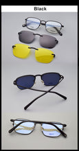 Load image into Gallery viewer, Magnet Pure Titanium Eyeglasses Full Rim Optical Frame Prescription Spectacle Men Myopia Vintage Eye Glasses Sunglasses
