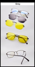 Load image into Gallery viewer, Magnet Pure Titanium Eyeglasses Full Rim Optical Frame Prescription Spectacle Men Myopia Vintage Eye Glasses Sunglasses