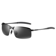 Load image into Gallery viewer, Male Sun Glasses Day Night Vision Driving Eyewear Gafas Change Color Photochromic Sunglasses Men Polarized Chameleon Glasses