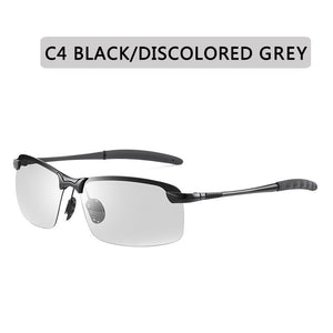 Male Sun Glasses Day Night Vision Driving Eyewear Gafas Change Color Photochromic Sunglasses Men Polarized Chameleon Glasses