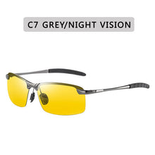 Load image into Gallery viewer, Male Sun Glasses Day Night Vision Driving Eyewear Gafas Change Color Photochromic Sunglasses Men Polarized Chameleon Glasses