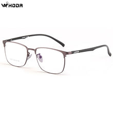 Load image into Gallery viewer, Male Titanium Alloy Business Glasses Frames, TR90 Temple Semi Frame Men&#39;s Hyperopia Presbyopia Optical Glasses Frame F105