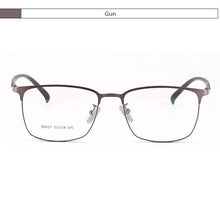 Load image into Gallery viewer, Male Titanium Alloy Business Glasses Frames, TR90 Temple Semi Frame Men&#39;s Hyperopia Presbyopia Optical Glasses Frame F105