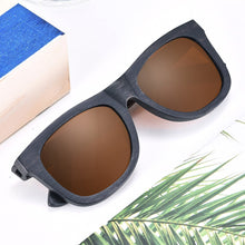 Load image into Gallery viewer, Male Wooden Glasses Anti-Reflective UV400 Goggles Bamboo Sunglasses Temples Vintage Men Polarized Personalize  BOBO