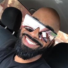 Load image into Gallery viewer, Male big black sunglasses  Designer Mirror Pink Square Shades Men Summer Driving Glasses UV400 Women's Eyewear