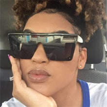 Load image into Gallery viewer, Male big black sunglasses  Designer Mirror Pink Square Shades Men Summer Driving Glasses UV400 Women's Eyewear