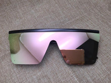 Load image into Gallery viewer, Male big black sunglasses  Designer Mirror Pink Square Shades Men Summer Driving Glasses UV400 Women's Eyewear