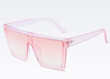 Load image into Gallery viewer, Male big black sunglasses  Designer Mirror Pink Square Shades Men Summer Driving Glasses UV400 Women's Eyewear