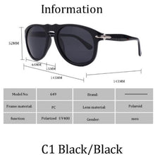 Load image into Gallery viewer, Man black polarizer Hip Hop Color Mirror Men's and women's  polarized glasses  outdoor sports sunglasses