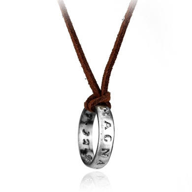 Man's Jewelry PS4 game Uncharted 4 A Thief's End Nathan Drake Pendant Cord Leather Rope Necklace for Women Men Gift-30