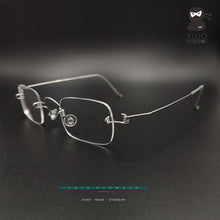 Carica l&#39;immagine nel visualizzatore di Gallery, Manual frameless glasses dark gray prescription myopia Sunglasses