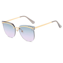 Load image into Gallery viewer, Manufacturers Direct Butterfly Lens Perforated Sunglasses For Women with Single Word Eyebrows Trimmed Sunglasses