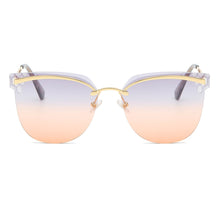 Load image into Gallery viewer, Manufacturers Direct Butterfly Lens Perforated Sunglasses For Women with Single Word Eyebrows Trimmed Sunglasses