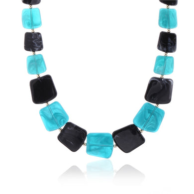 Trendy Women Geometric Necklaces & Pendants Statement Long Sweater Necklace with Acrylic for Women Jewelry SP226