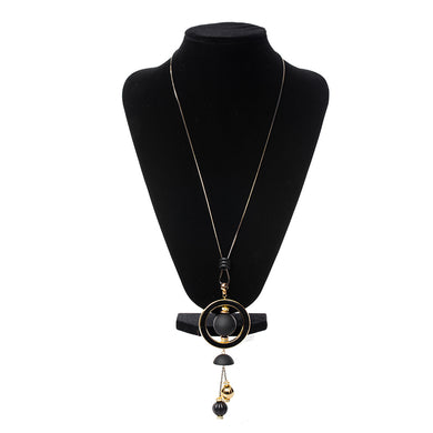 Women Necklace Long Necklaces & Pendants Wood Beads Sweater Necklace For Women Jewelry SP014