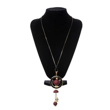 Load image into Gallery viewer, Women Necklace Long Necklaces &amp; Pendants Wood Beads Sweater Necklace For Women Jewelry SP014
