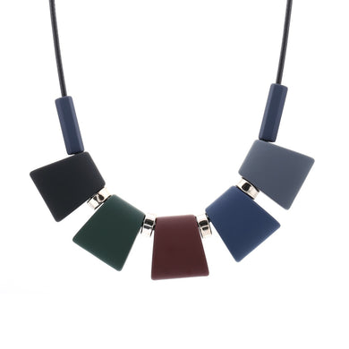 Women Necklace Statement Necklaces & Pendants Colorful Wood Beads Necklace For Women Jewelry SP003