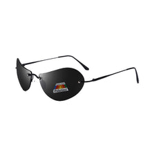 Load image into Gallery viewer, Matrix NEO Morpheus Polarized Sunglasses Movie sunglasses men 13.9 g Ultralight Rimless Classic Oval glasses Oculos Gafas De Sol