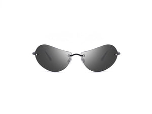 Matrix NEO Morpheus Polarized Sunglasses Movie sunglasses men 13.9 g Ultralight Rimless Classic Oval glasses Oculos Gafas De Sol