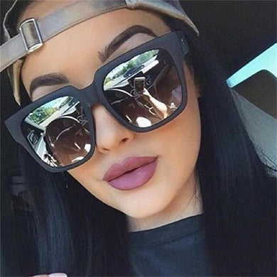 Matte Black Big Square Australia sunnies sunglasses Ladies  Brand Designer Oversized womens sun glasses Sexy Shade