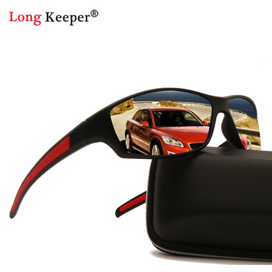 Matte Black Frame Polarized Sunglasses Men/Women UV Protection Sports Goggles Sun Glasses Mirror Anti Glare Eyewear Male Shades