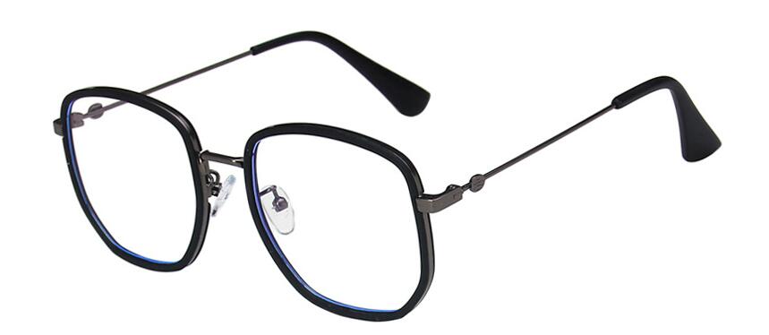 Matte Pink Anti Blue Light Ray Computer Glasses 2022 Trendy  Brand Designer Optical Spectacle Eyeglasses Square Frame