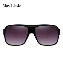 Load image into Gallery viewer, Max Glasiz Frame Square Wooden Sunglasses Men Retro Vintage Eyewear Unisex Male Glasses Madeira Bamboo Gradient Fashion