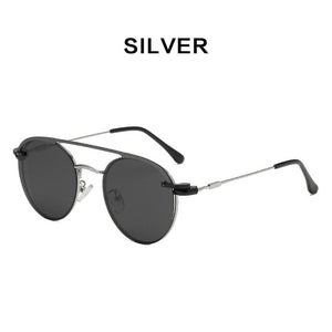 May Flower Roud Metal Retro Clip On Sunglasses Polarized Optical Magnetic Diopter Sun Glasses Myopia Eyewear For Men&Women UV400