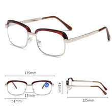 Load image into Gallery viewer, Medieval Style Metal Radiation Protection Reading Glasses Presbyopia Eyewears Anti-blue Light Eyeglasses Vision Care