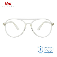 Carica l&#39;immagine nel visualizzatore di Gallery, Meeshow TR90 Anti luce blu Occhiali montatura per uomo donna occhiali per computer blu blocco occhiali oversize occhiali montatura per occhiali 