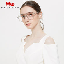Carica l&#39;immagine nel visualizzatore di Gallery, Meeshow TR90 Anti luce blu Occhiali montatura per uomo donna occhiali per computer blu blocco occhiali oversize occhiali montatura per occhiali 