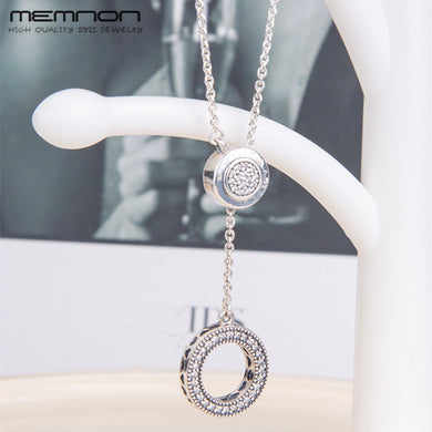 2018 Autumn Silver S925 Signature Necklace 925 sterling silver jewelry pendant necklaces for women silver fashion jewelry