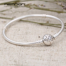 Load image into Gallery viewer, 925 sterling silver fine jewelry many kinds of Bracelets for women fit charms beads DIY silver snake chain bracelet YL001