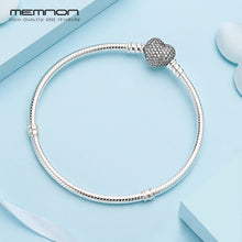 Load image into Gallery viewer, 925 sterling silver fine jewelry many kinds of Bracelets for women fit charms beads DIY silver snake chain bracelet YL001
