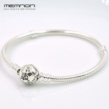 Load image into Gallery viewer, 925 sterling silver fine jewelry many kinds of Bracelets for women fit charms beads DIY silver snake chain bracelet YL001