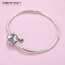 Load image into Gallery viewer, 925 sterling silver fine jewelry many kinds of Bracelets for women fit charms beads DIY silver snake chain bracelet YL001