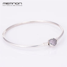 Carica l'immagine nel visualizzatore di Gallery, many kinds of 925 Sterling Silver fine Jewelry bracelets with hearts Clasp bangles DIY fit Charms bead for women YSZ008