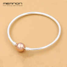 Carica l'immagine nel visualizzatore di Gallery, many kinds of 925 Sterling Silver fine Jewelry bracelets with hearts Clasp bangles DIY fit Charms bead for women YSZ008