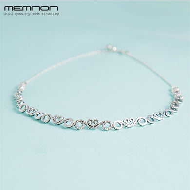 argento S925 cuore turbinii collana girocollo gioielli in argento sterling 925 coppie collane per le donne gioielli di moda 