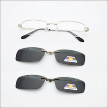 Load image into Gallery viewer, Memory Glasses Frame Fold Magnet Clip Myopia Silver Clip on Sunglasses Magnetic Men Mirror Gold Night Vision Goggles Soft Temple