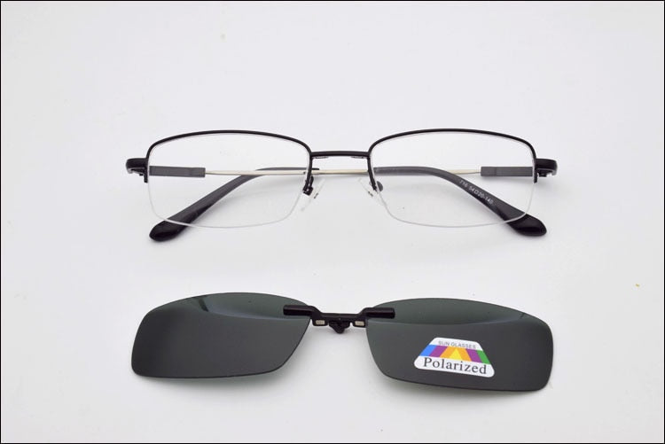 Memory Glasses Frame Fold Magnet Clip Myopia Silver Clip on Sunglasses Magnetic Men Mirror Gold Night Vision Goggles Soft Temple
