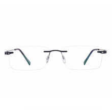 Load image into Gallery viewer, Memory Metal Men And Women Rimless Eyeglasses Glasses Rectangular Prescription Glasses For Myopia &amp; Reading Rimless Frame